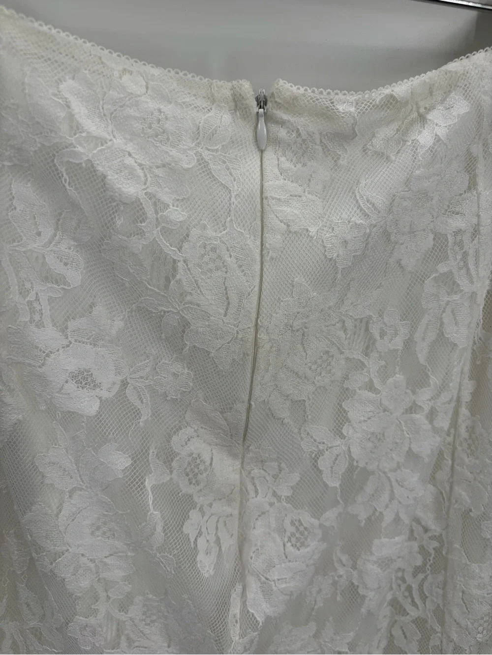Astr‎ The Label | Off White | Lace MIDI  Skirt
